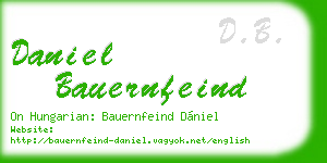 daniel bauernfeind business card